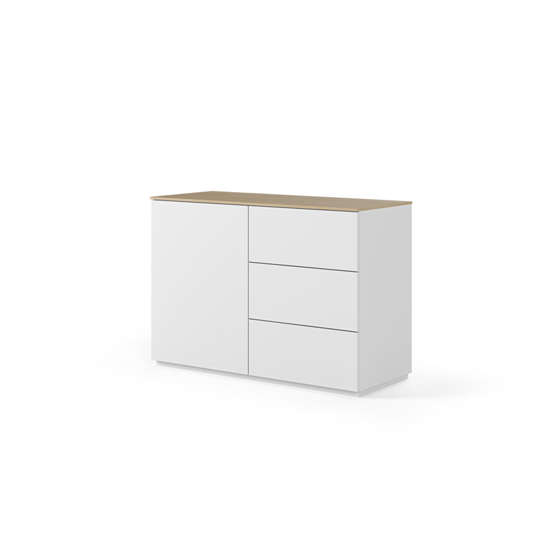 Elrosa 120cm Sideboard, Beige/White