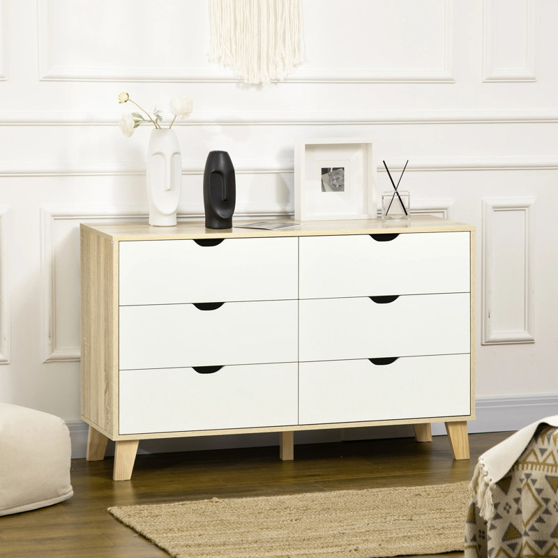 Imogen 120cm W 6 - Drawer Chest of Drawers