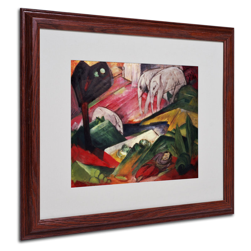 « the rêve », reproduction sur toile encadrée, H 16 po x l 20 po x P 0,5 po, Brun
