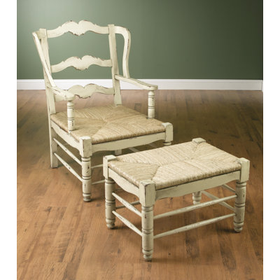 Getz Wingback Chair and Ottoman