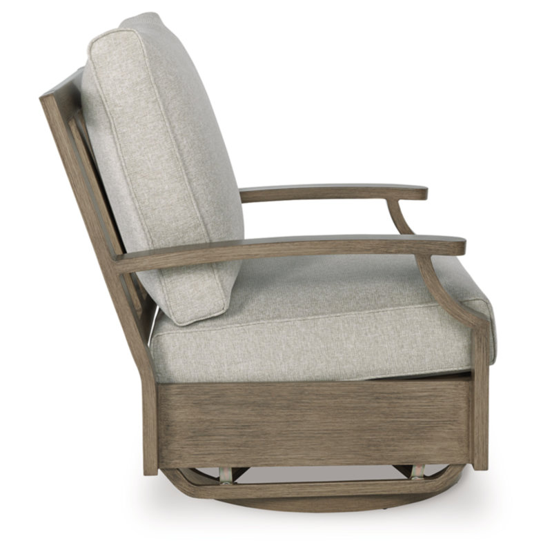 Fauteuil oscillant pivotant avec coussin Springbrook