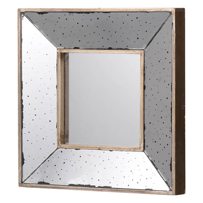 12" X Silver Bedroom Wall Decorative Accent Mirror - Fits Living Room, Entryway, Office, Hallway Clear Reflection, Timeless Style Goes Well With Enhances Ambiance, Elegant Touch