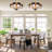 3-light Dimmable 14.4" Tiffany Glass Flush Mount