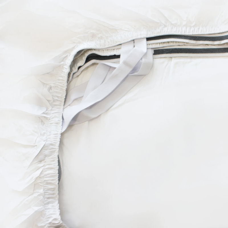 Luxe & Lazy Sheet Set, King Sheet Set, White