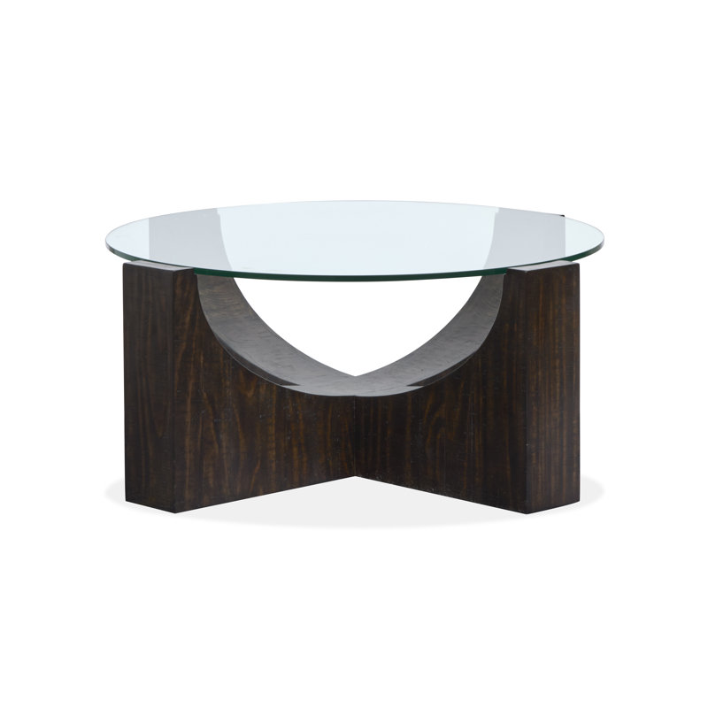 Janda Round Cocktail Table With Casters
