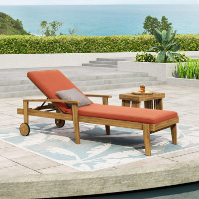 Chaise longue d'extérieur