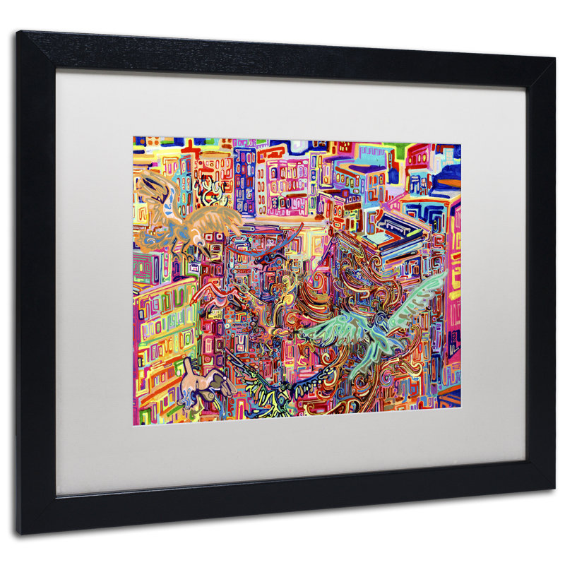 « friends », impression encadrée, Blanc, H 16 po x l 20 po x P 0,5 po