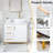  Modern Free-Standing Single Bathroom Vanity Set-947801547