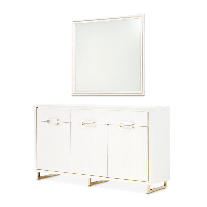 Buffet Palm Gate - Blanc nuage