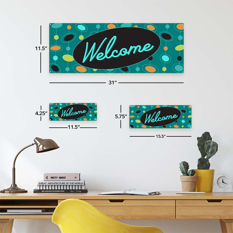 Ilianka Aluminum Wall Decor, Green