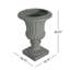 Urne de jardin pour l'extérieur, gris-857553832