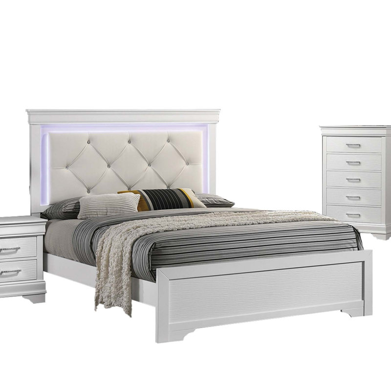 Saint Platform Bed W/ Built-In LED Lights