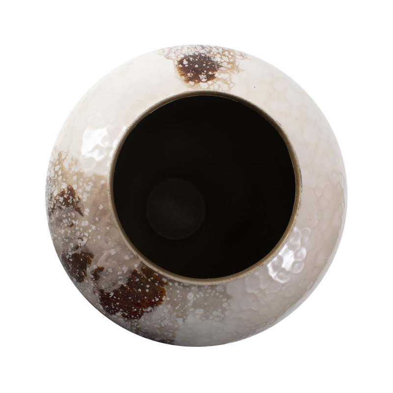 Petrini Tuscan Large Torpedo Iron Vase, 37.5" H x 12" W x 12" D