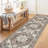 Rug Hallway - Washable Kitchen Vintage Stain Resistant Rugs Indoor Ultra-Thin Soft Floor Mat Non-Slip Rubber Backing Carpet for Bathroom Living Room Bedroom (Beige)-2006336942