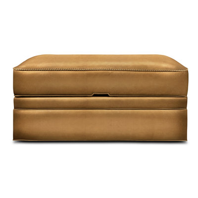 Stafford Leather Ottoman