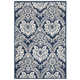 Tansy Handmade Wool Navy/Ivory Rug