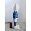Figurine en résine bleue et blanche 11 po x 7 po x H 24 po NIFao