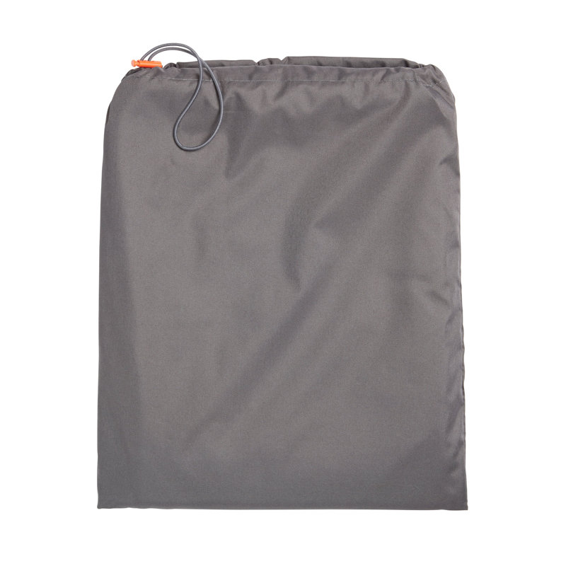 Gray and Beige Weather-Resistant Patio Chair Covers, 27" x 34" x 31", 2-Pack