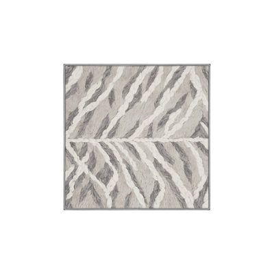 Machine Washable Gray Area Rug