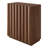 Olie 28" Wide Rectangular Fluted Accent Cabinet in Satin Walnut-1210444533