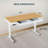 Electric Adjustable Height Standing Desk With Motor & Drawers For Home Office-1660780815