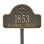 Lexy 3-Line Lawn Address Sign