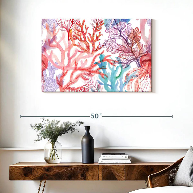 Corals, 24" H x 36" W