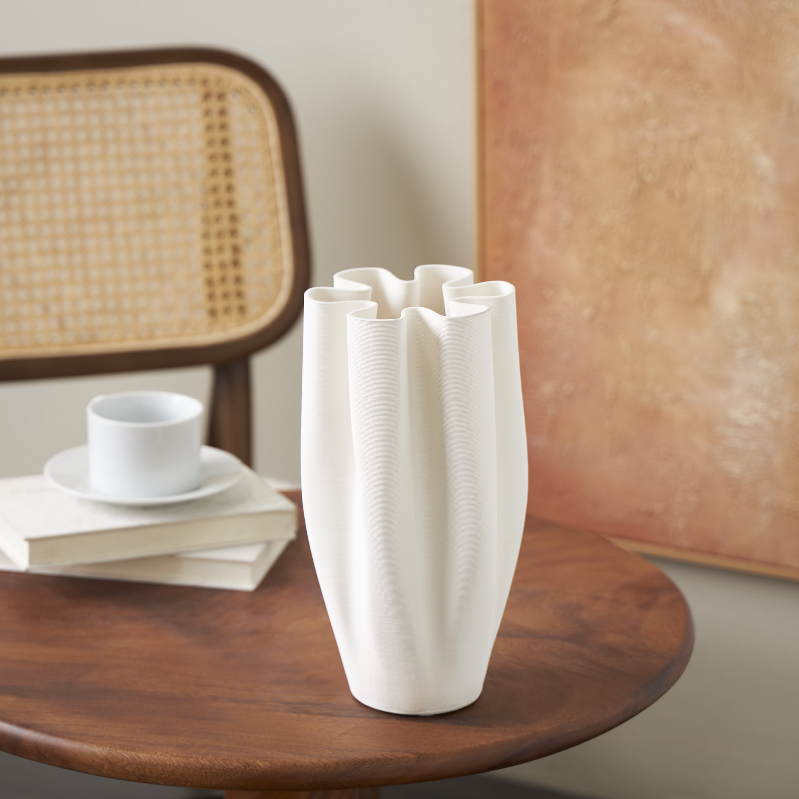 Jepsen Ceramic Table Vase, 11.4" H x 6.4" W x 6.4" D