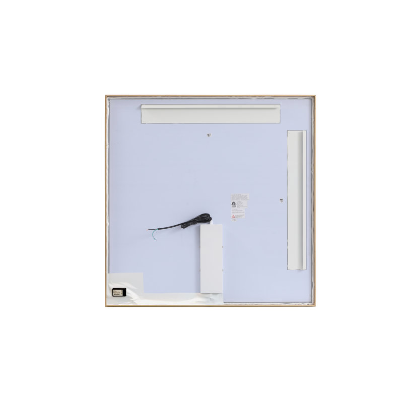 Miroir Piche, Laiton, 36 po x 36 po