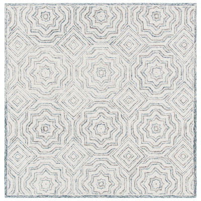 Daniel Hand Tufted Wool Geometric Rug