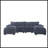 U-Shaped Combination Sofa