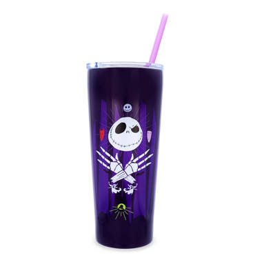 Just Funky Black Butler Sebastian Foil Print 16oz Carnival Cup w/ Lid &  Straw