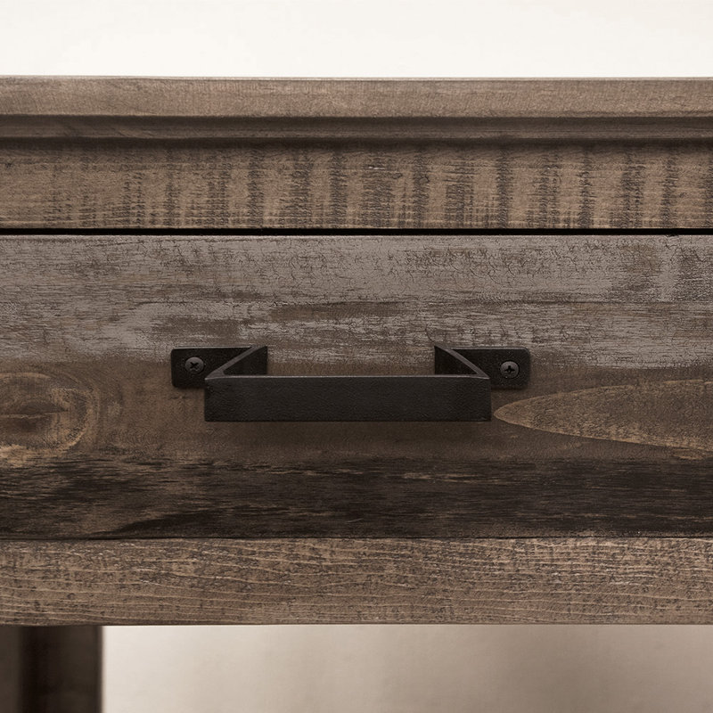 Console en bois massif Sabetha
