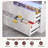 67" H 4-Tier Glass Display Cabinet with 2 Drawer and RGB Light-1904755009