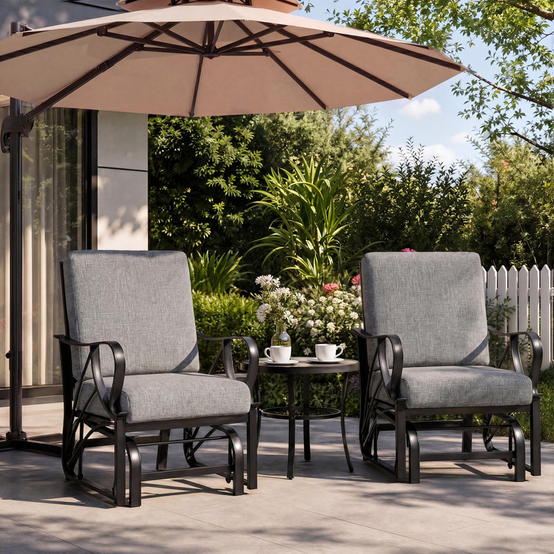 Outdoor Lounge Chair, Gray, Grey