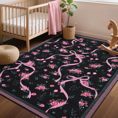 Tapis décoratif lavable