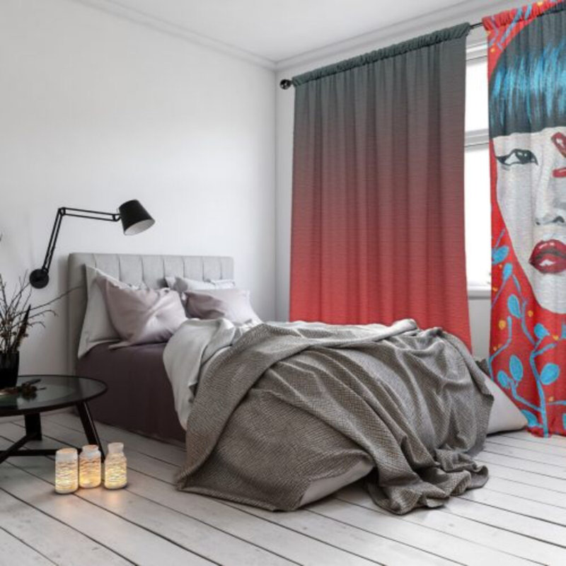 Devalious Velvet Blackout Curtain Panel Pair, 148cm x 200cm