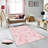 Stylish Woven Carpet, 5.6 x 7.5 Feet, 100% Polyester, 0.3 in Pile Height | Antibacterial, Non-Slip PVC Felt Dot Underside, Machine Washable | 3D Digital Printing, Durable & Easy to Maintain - Perfect for Any Room-582677904