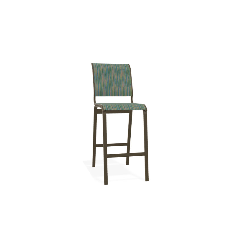 Tabouret de bar 29,5 po Holna, Bois de plage texturé, Cali