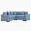 Canapé modulaire surdimensionné surdimensionné avec conception convertible, assise profonde, accoudoirs très larges et 10 coussins décoratifs en velours côtelé-714242101