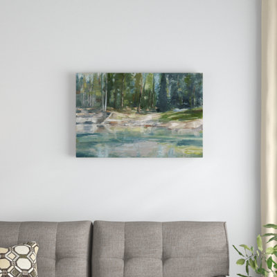 Northwestern Lake II by Ethan Harper - Painting on Canvas