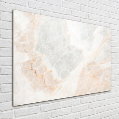 Marble - No Frame Print on Glass