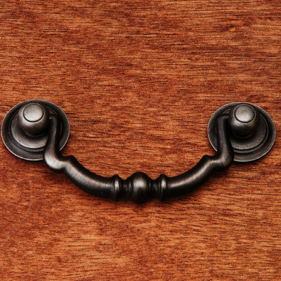 3" Sculptured Beaded Bail Pull Drop Handle CP Series
