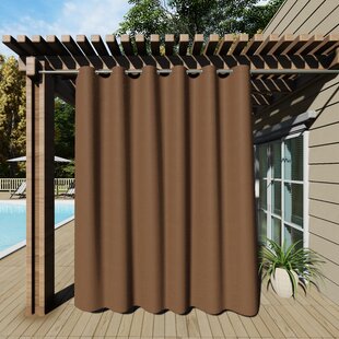  RYB HOME 2 Panels Pergola Curtains Outdoor - Linen Look  Waterproof White Sheer Curtains Half Privacy Outdoor Curtains for Patio  Porch Pool Hut Spa, 54 inches Wide x 96 inches Long 