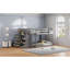 Lit superposé double avec 4 tiroirs et 3 tablettes - gris-443802313-443802311-443802308