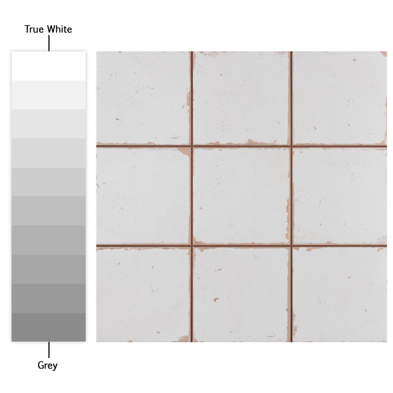 Faenza Manises 13" x 13" Ceramic Stone Look Wall & Floor Tile