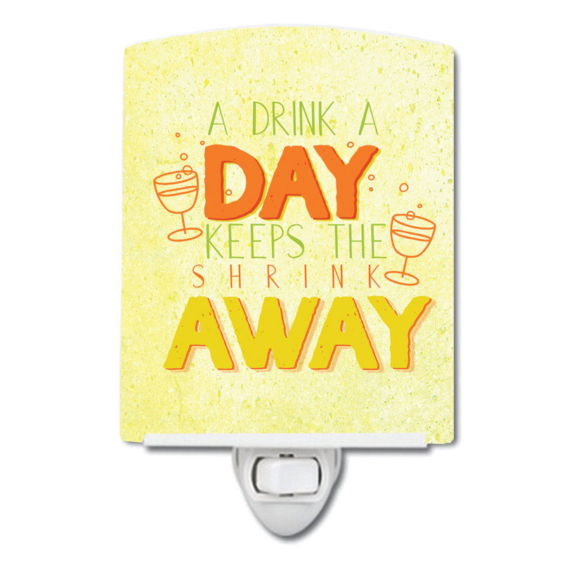 A Drink a Day Ceramic Night Light