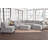 Eugeny Upholstered U-Shaped Sectional Left Hand Facing