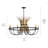 10 - Light Dimmable Drum Chandelier-70048055