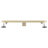 FINE FIXTURES 36-Inch Linear Shower Drain, Tile Insert & Grate 2-in-1 Design, Rounded Edge, 10-Gauge Stainless Steel, Center Outlet, Hair Strainer Included-126703434